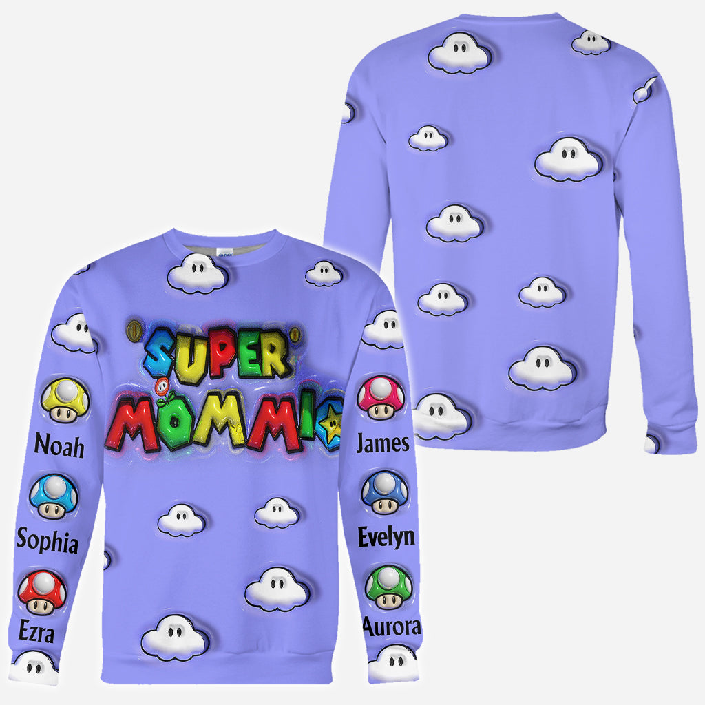 Super Mommio - Personalized Super Plumber All Over Shirt