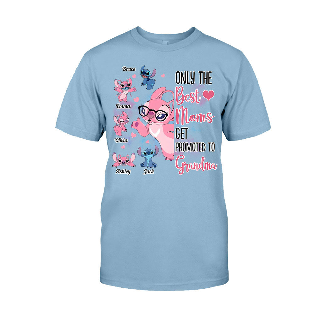 Only The Best Moms Get Promoted To Grandma - Personalized Grandma T-shirt And Hoodie
