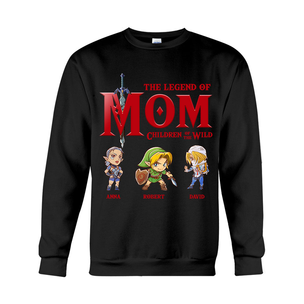 The Legend Of Mom Dad - Personalized The Adventurer T-shirt And Hoodie