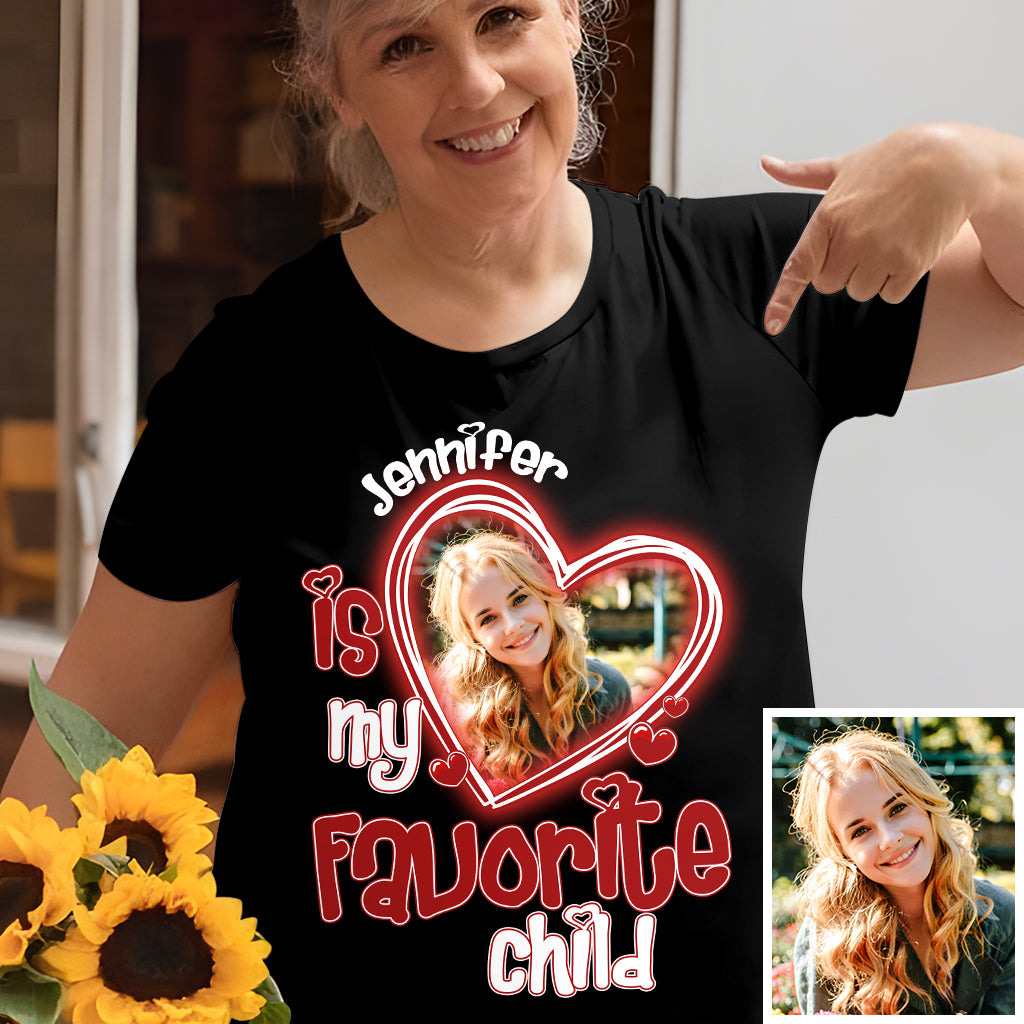 Mom's Favorite Child - Personalized Mother T-shirt And Hoodie