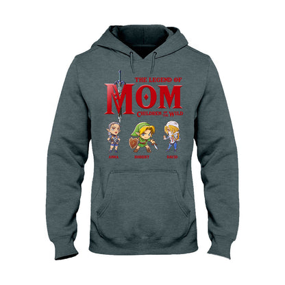 The Legend Of Mom Dad - Personalized The Adventurer T-shirt And Hoodie