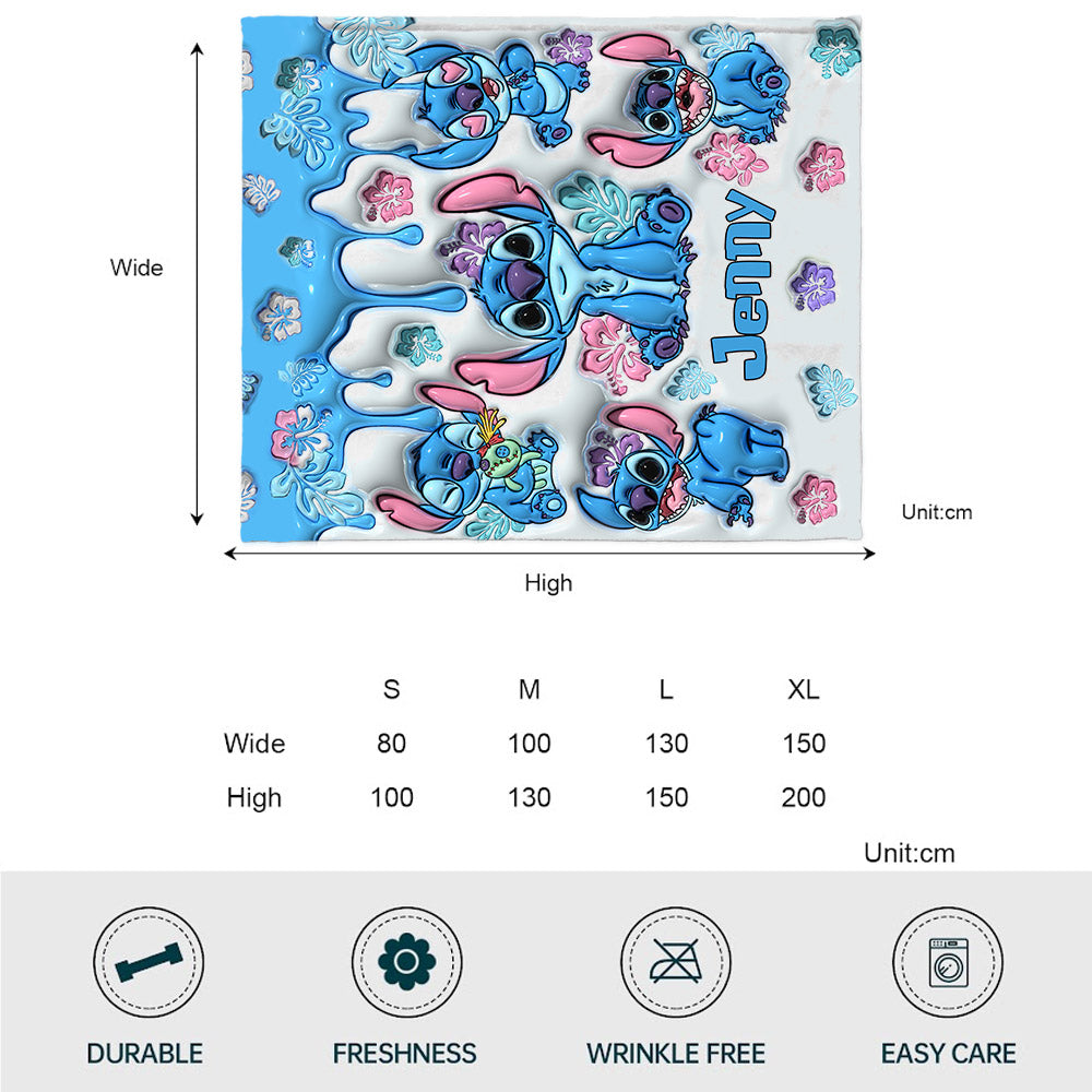 Ohana Means Family - Personalized Ohana Blanket