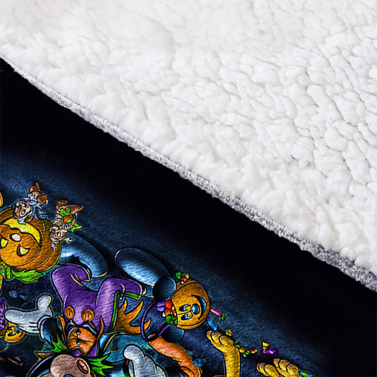 Happy Haunts Room For More - Personalized Mouse Blanket Hoodie