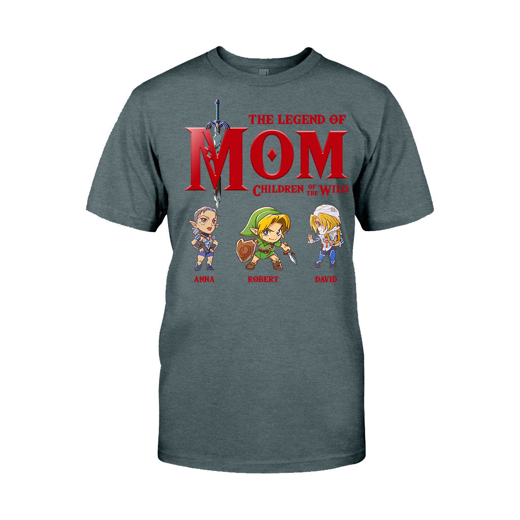 The Legend Of Mom Dad - Personalized The Adventurer T-shirt And Hoodie