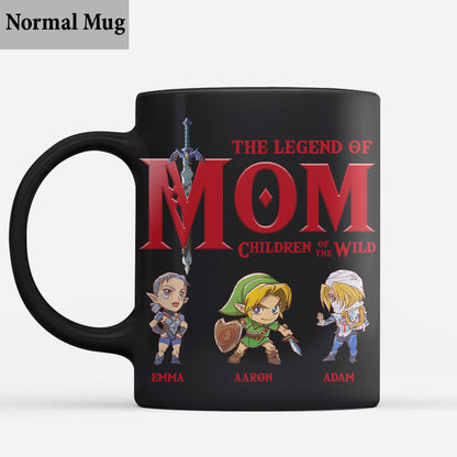 The Legend Of Mom Dad - Personalized The Adventurer Mug