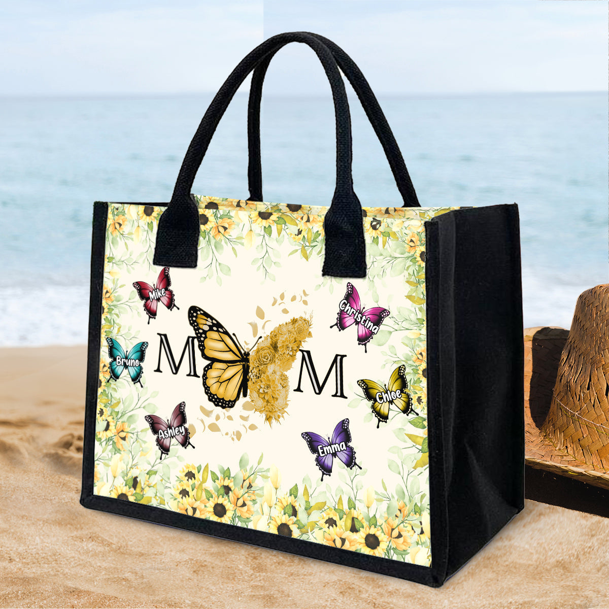 Best Mom Ever - Personalized Mother Canvas Tote Bag