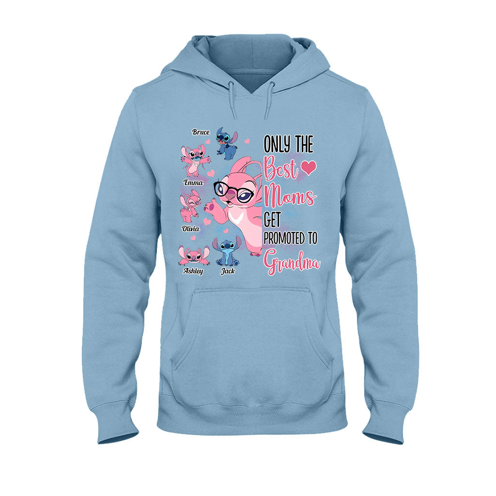 Only The Best Moms Get Promoted To Grandma - Personalized Grandma T-shirt And Hoodie