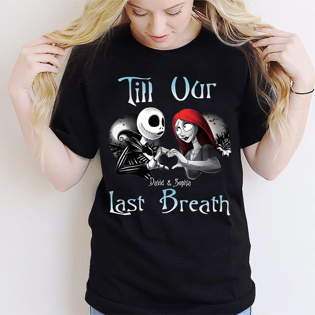 From Our First Kiss Till Our Last Breath - Personalized Nightmare T-shirt And Hoodie
