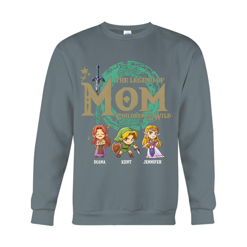 The Legend Of Mom Dad - Personalized The Hero's Legend T-shirt And Hoodie