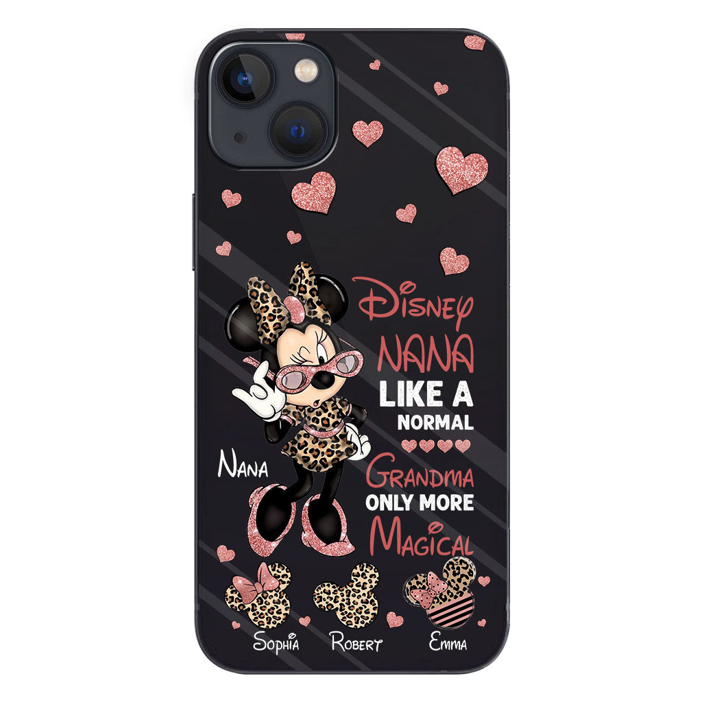 Like A Normal Grandma Only More Magical - Personalized Grandma Clear Phone Case