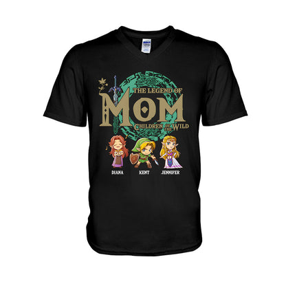 The Legend Of Mom Dad - Personalized The Hero's Legend T-shirt And Hoodie