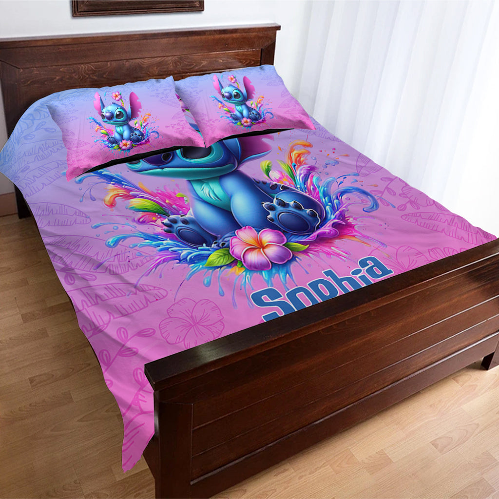 Blue Ohana - Personalized Ohana Bedding Set