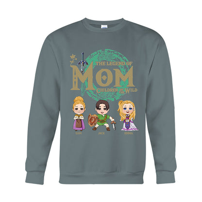 The Legend Of Mom Dad - Personalized The Hero's Legend T-shirt And Hoodie