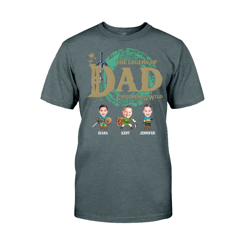 The Legend Of Dad Mom - Personalized The Hero's Legend T-shirt And Hoodie