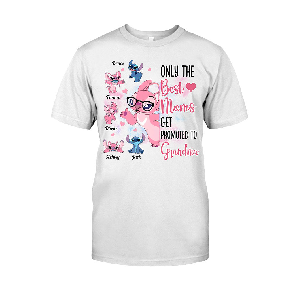 Only The Best Moms Get Promoted To Grandma - Personalized Grandma T-shirt And Hoodie