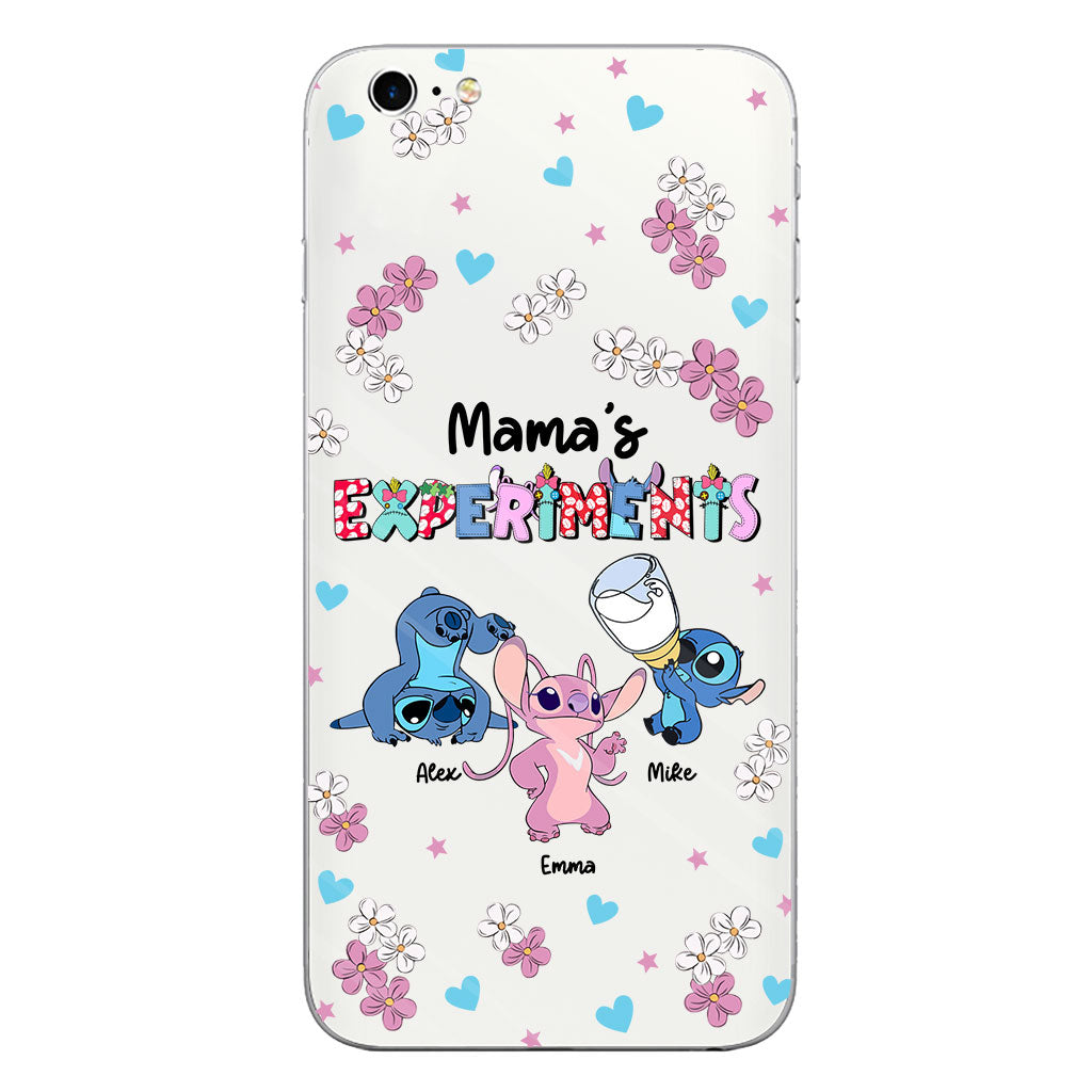 Mama's Experiments - Personalized Mother Clear Phone Case