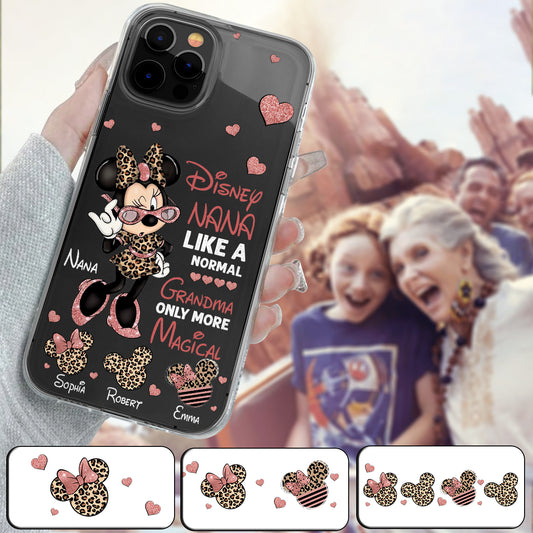 Like A Normal Grandma Only More Magical - Personalized Grandma Clear Phone Case