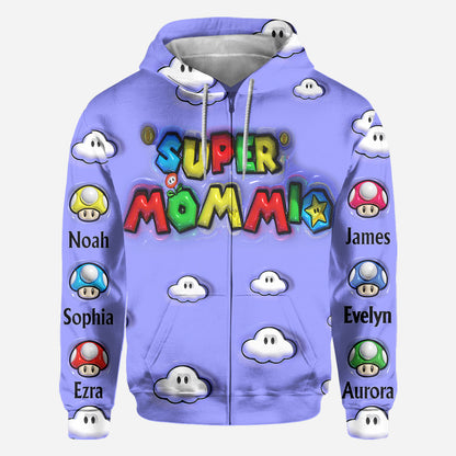 Super Mommio - Personalized Super Plumber All Over Shirt