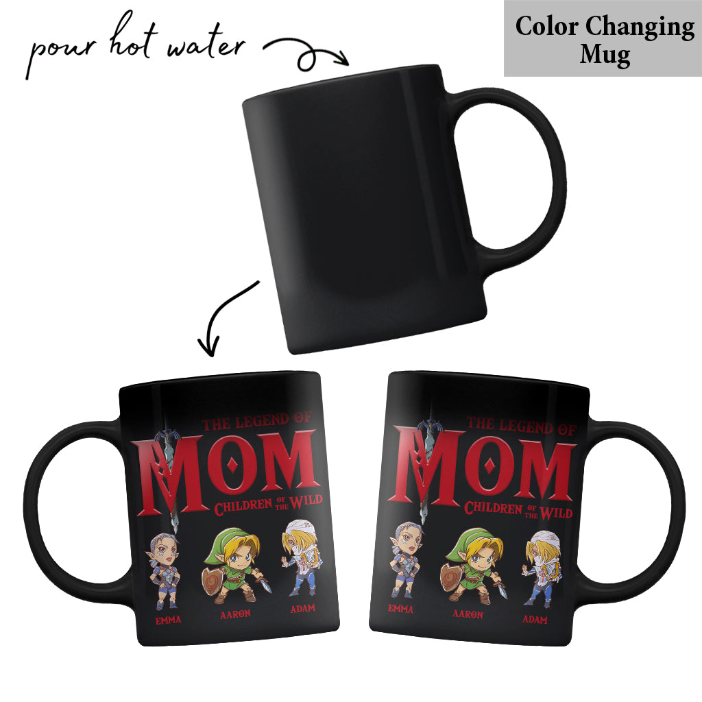 The Legend Of Mom Dad - Personalized The Adventurer Mug