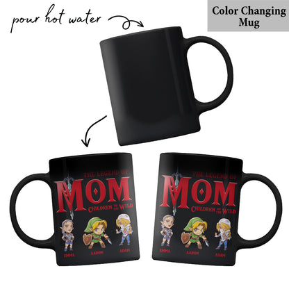 The Legend Of Mom Dad - Personalized The Adventurer Mug