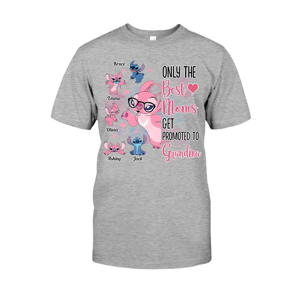 Only The Best Moms Get Promoted To Grandma - Personalized Grandma T-shirt And Hoodie