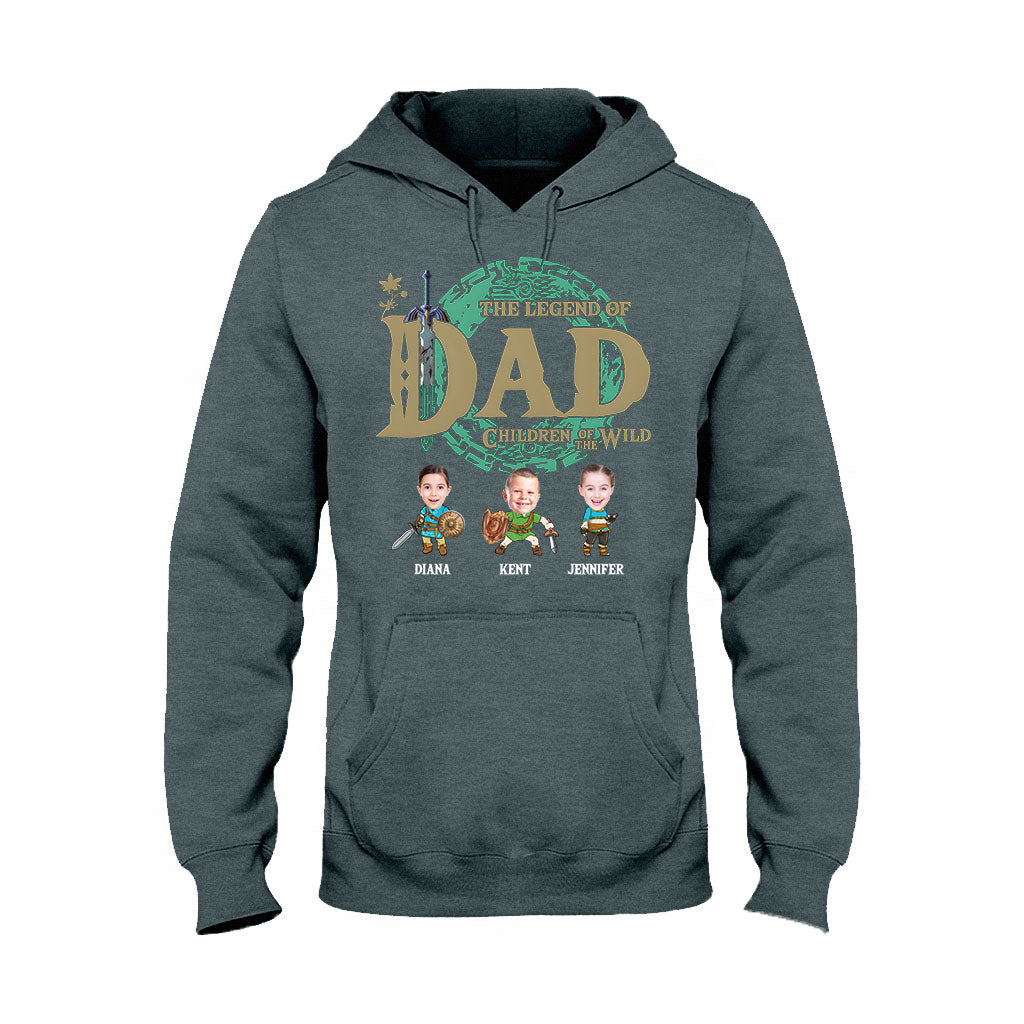 The Legend Of Dad Mom - Personalized The Hero's Legend T-shirt And Hoodie