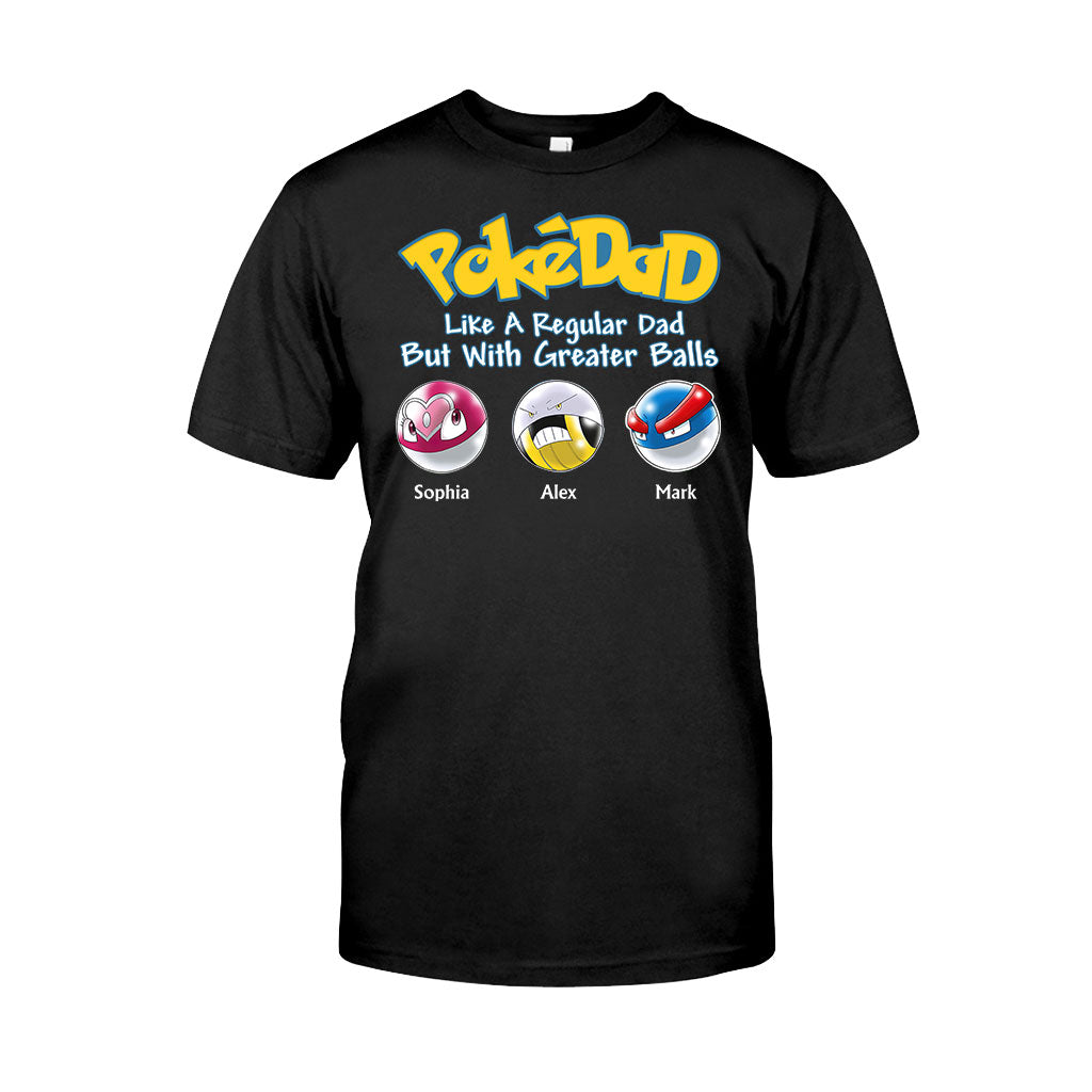 Pokedad - Personalized Monster Trainer T-shirt And Hoodie