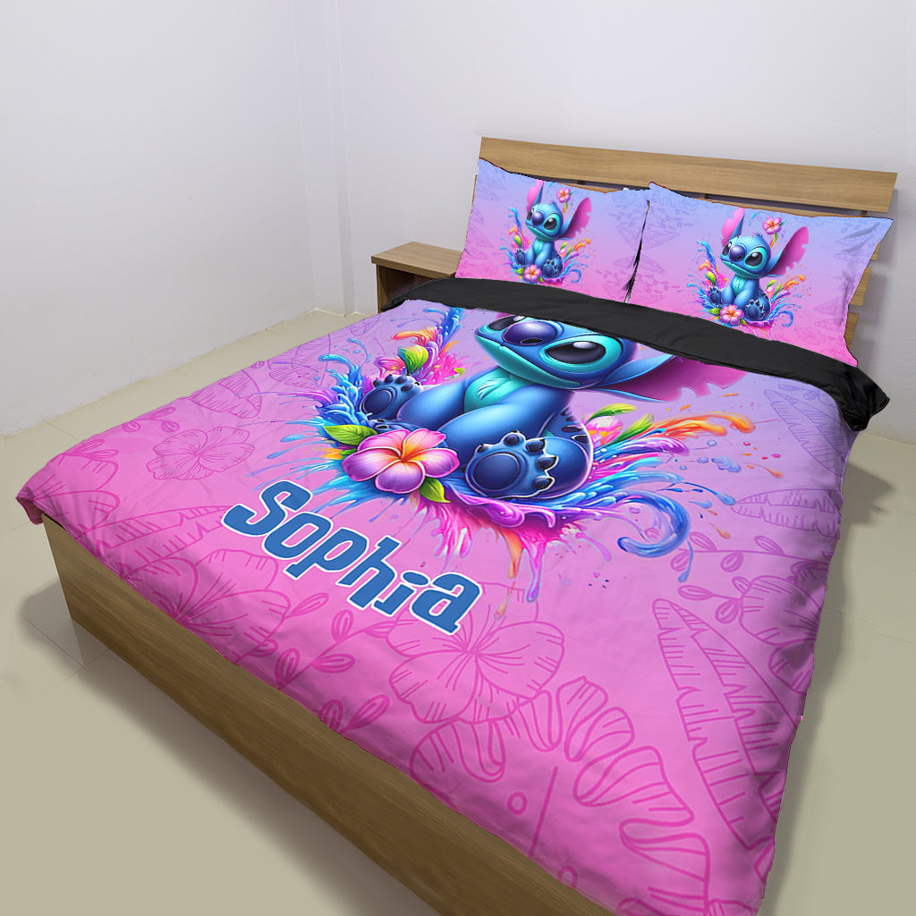 Blue Ohana - Personalized Ohana Bedding Set