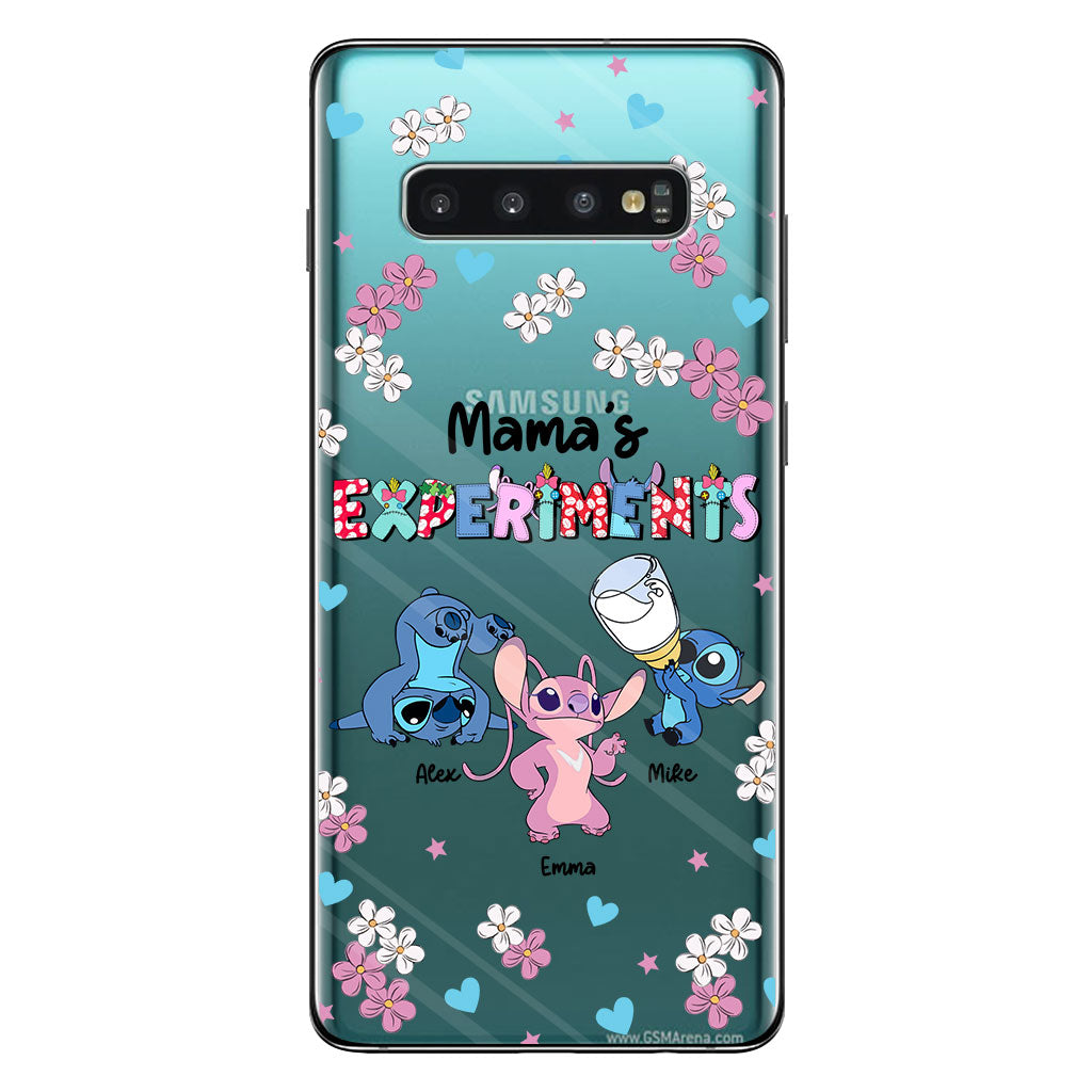 Mama's Experiments - Personalized Mother Clear Phone Case