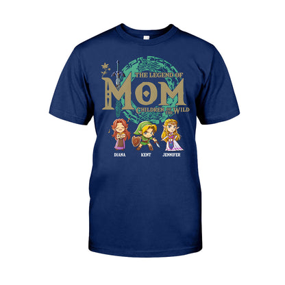 The Legend Of Mom Dad - Personalized The Hero's Legend T-shirt And Hoodie