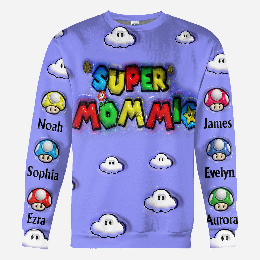 Super Mommio - Personalized Super Plumber All Over Shirt