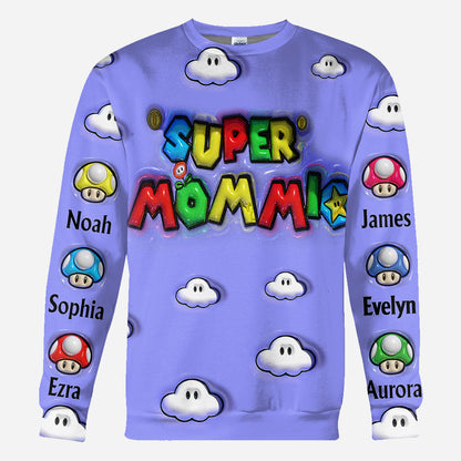 Super Mommio - Personalized Super Plumber All Over Shirt