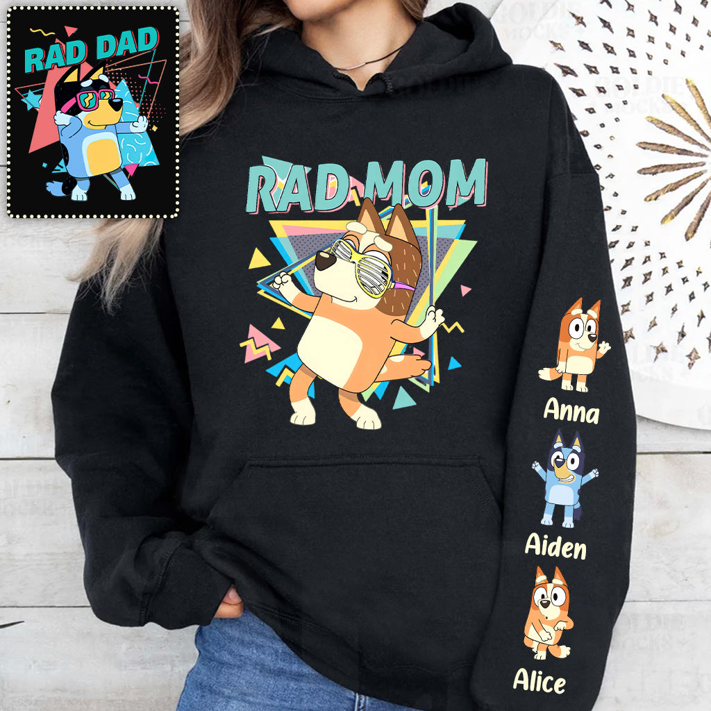 Rad Mom Rad Dad - Personalized Mother All Over Shirt