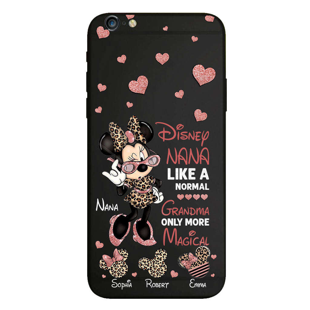 Like A Normal Grandma Only More Magical - Personalized Grandma Clear Phone Case