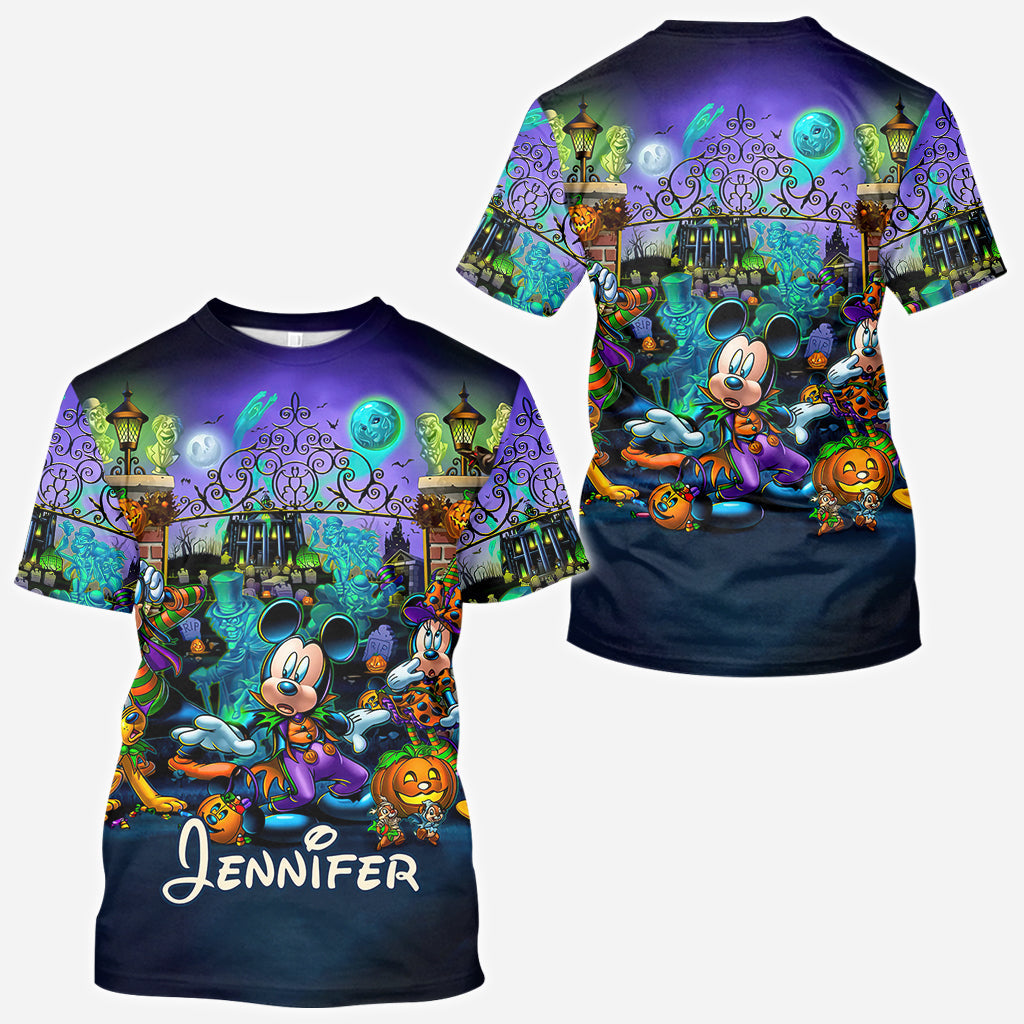 Welcome Foolish Mortals - Personalized Mouse All Over Shirt