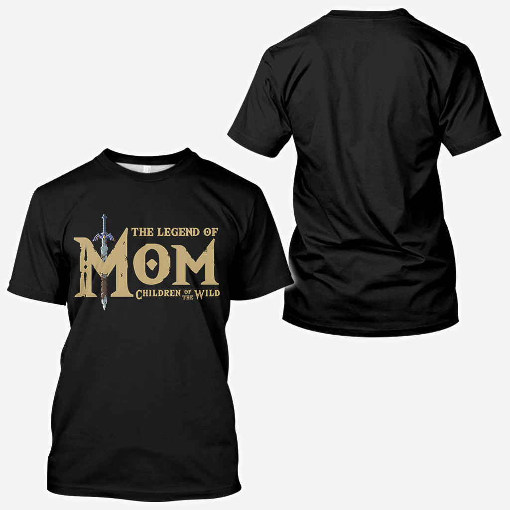 The Legend Of Mom Dad - Personalized The Adventurer All Over Shirt