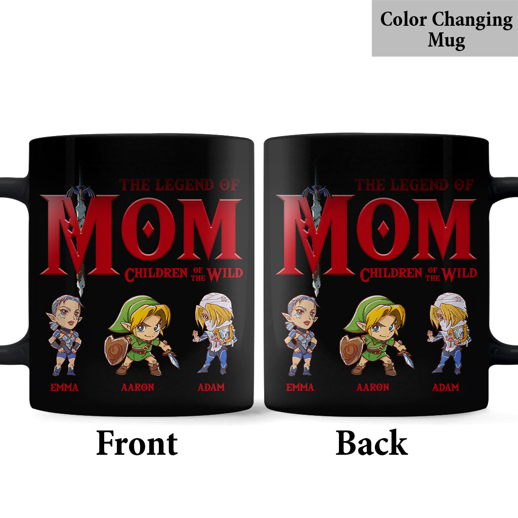 The Legend Of Mom Dad - Personalized The Adventurer Mug