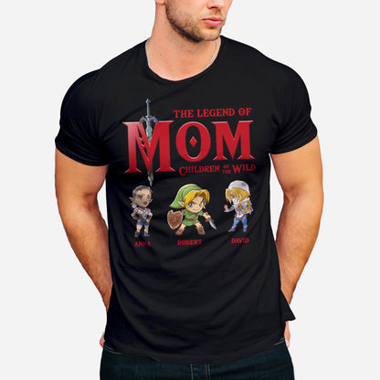 The Legend Of Mom Dad - Personalized The Adventurer T-shirt And Hoodie