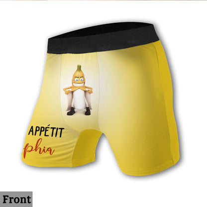 Bon Appétit - Personalized Couple Men’s Boxer Briefs