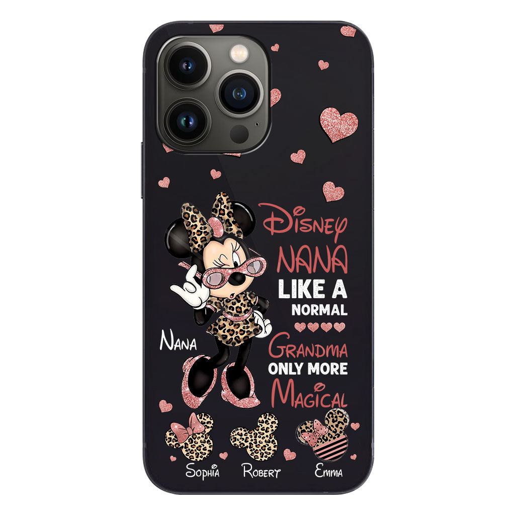 Like A Normal Grandma Only More Magical - Personalized Grandma Clear Phone Case