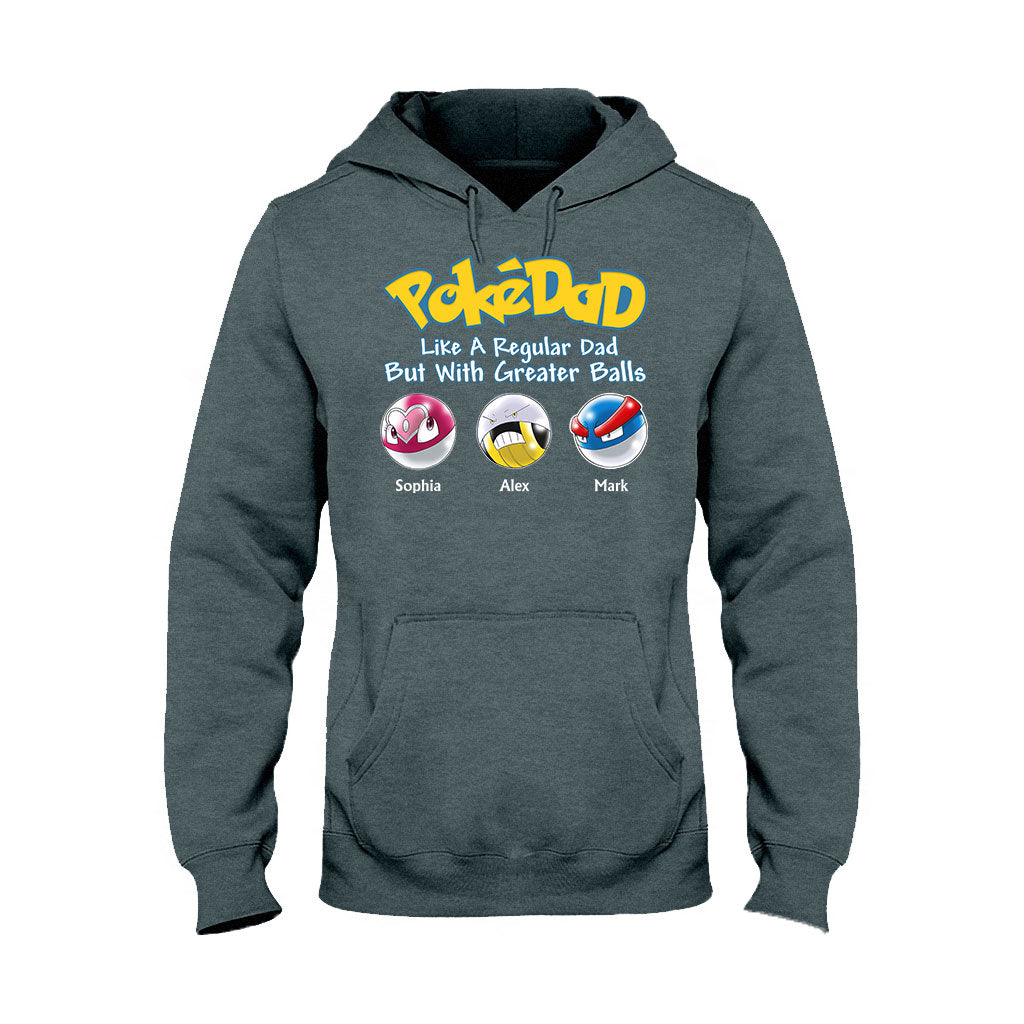 Pokedad - Personalized Monster Trainer T-shirt And Hoodie