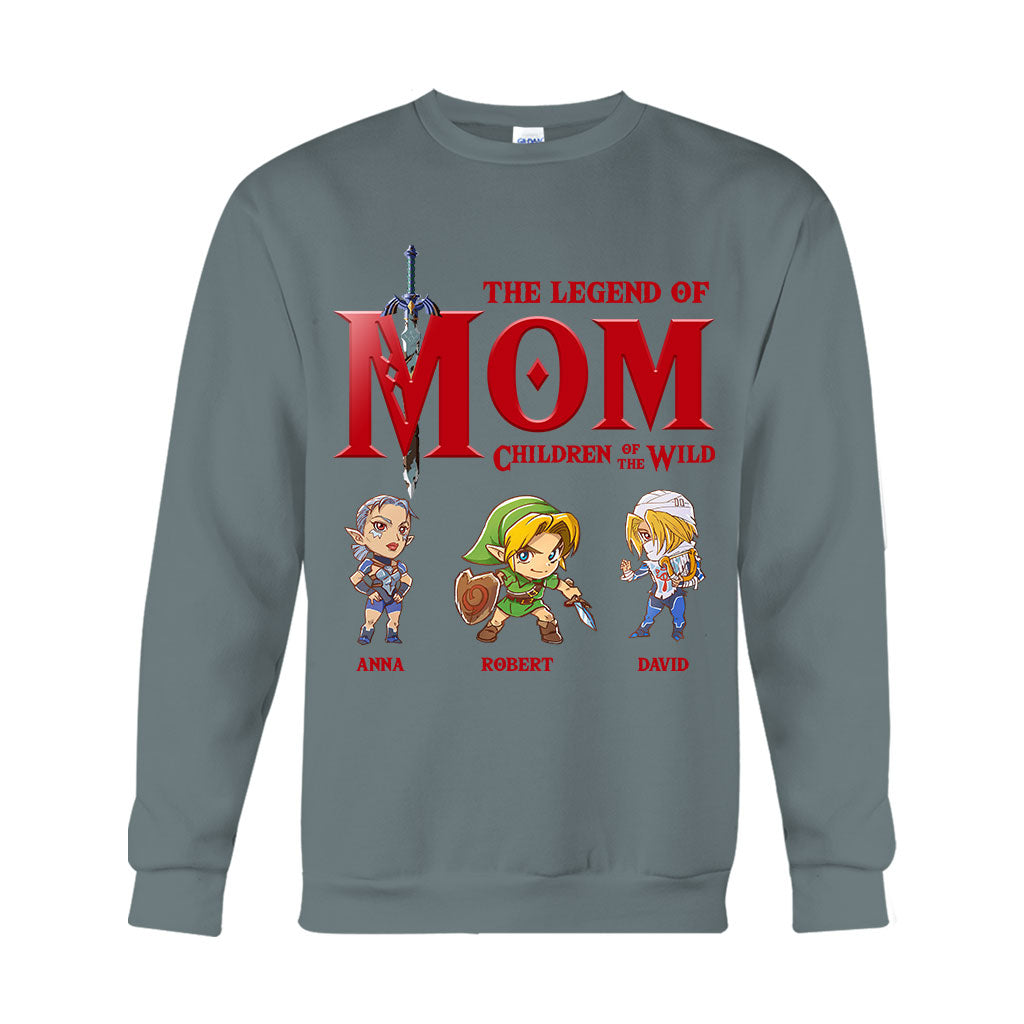 The Legend Of Mom Dad - Personalized The Adventurer T-shirt And Hoodie