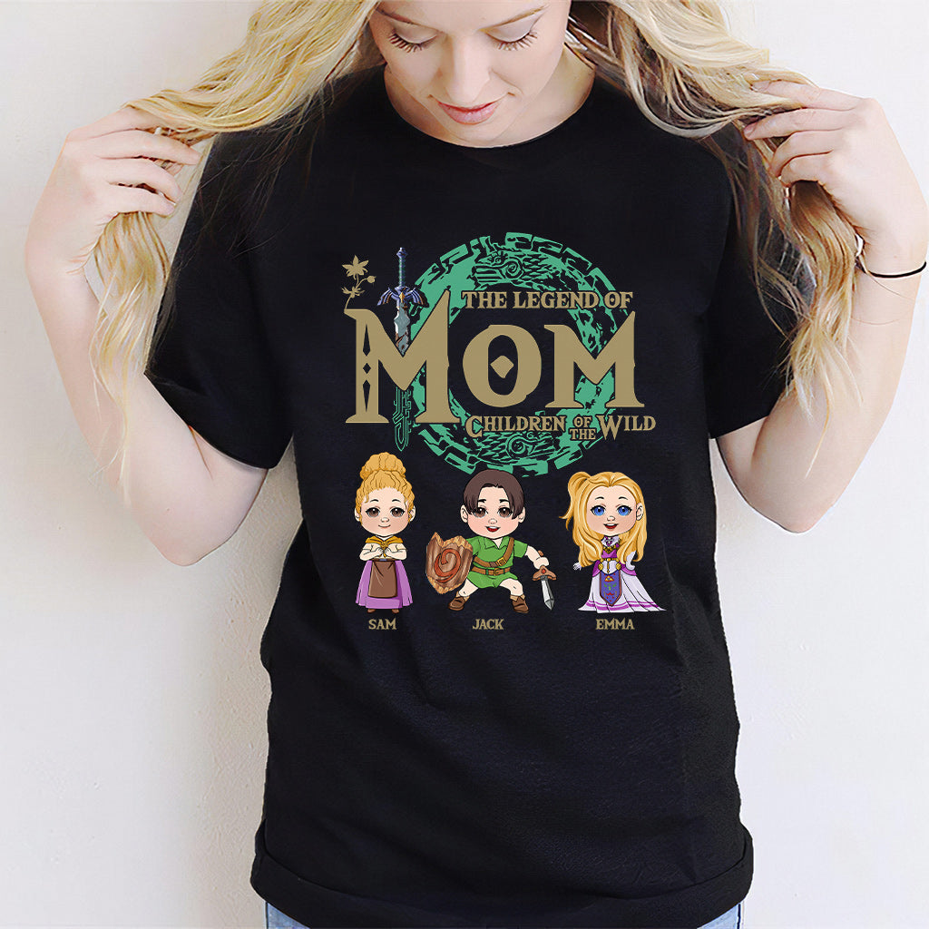 The Legend Of Mom Dad - Personalized The Hero's Legend T-shirt And Hoodie