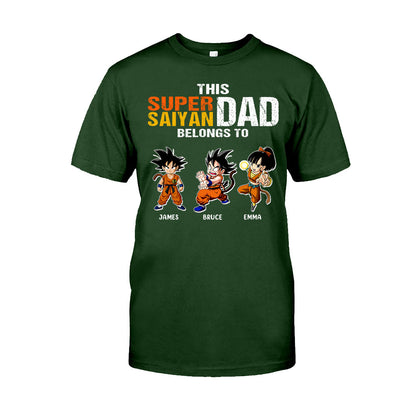 This Super Dad Belongs To - Personalized Seven Balls T-shirt And Hoodie