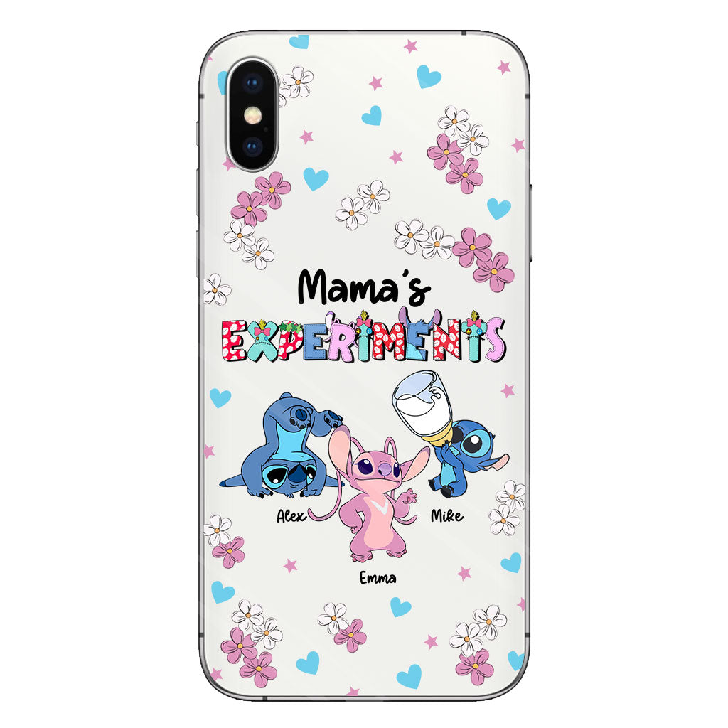 Mama's Experiments - Personalized Mother Clear Phone Case