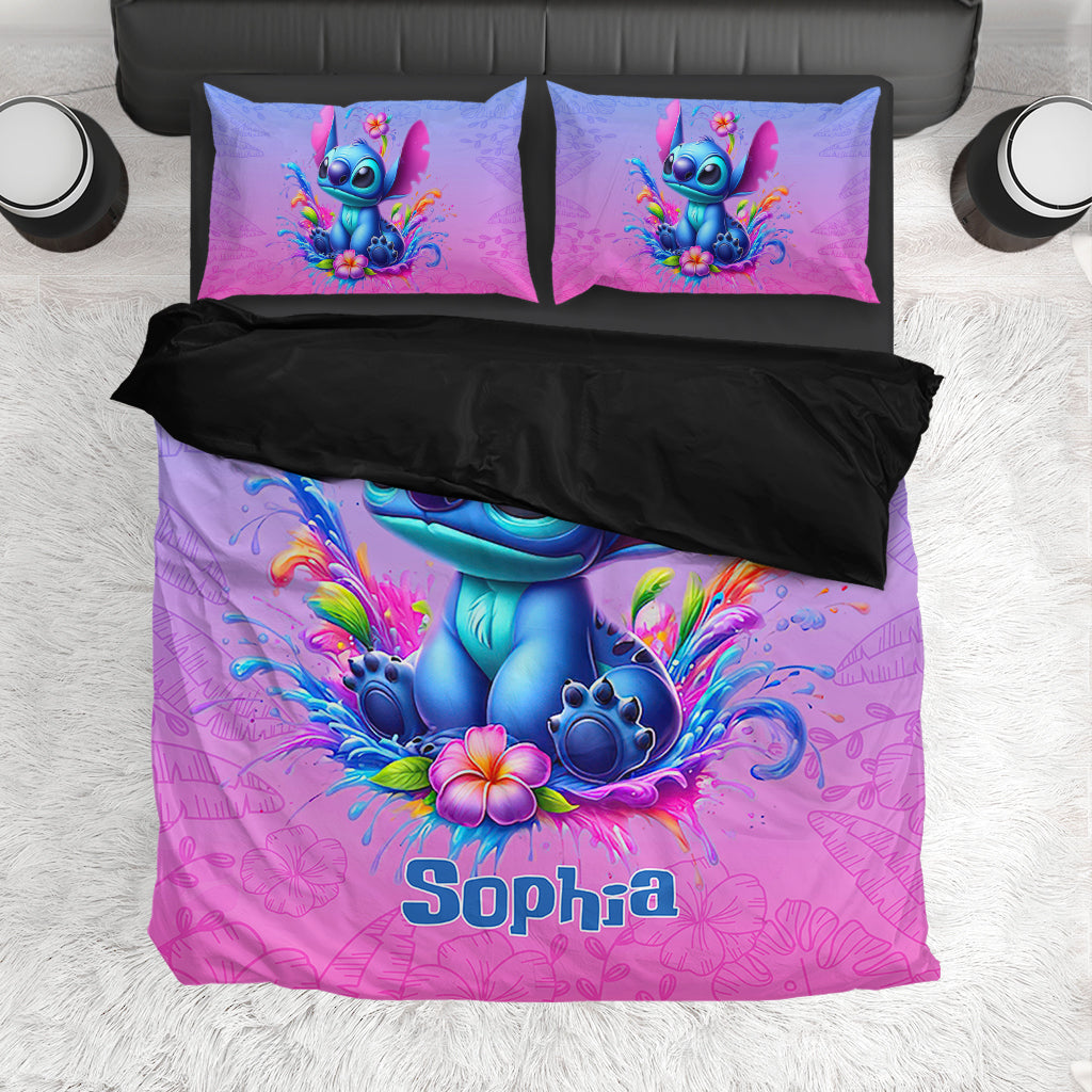 Blue Ohana - Personalized Ohana Bedding Set