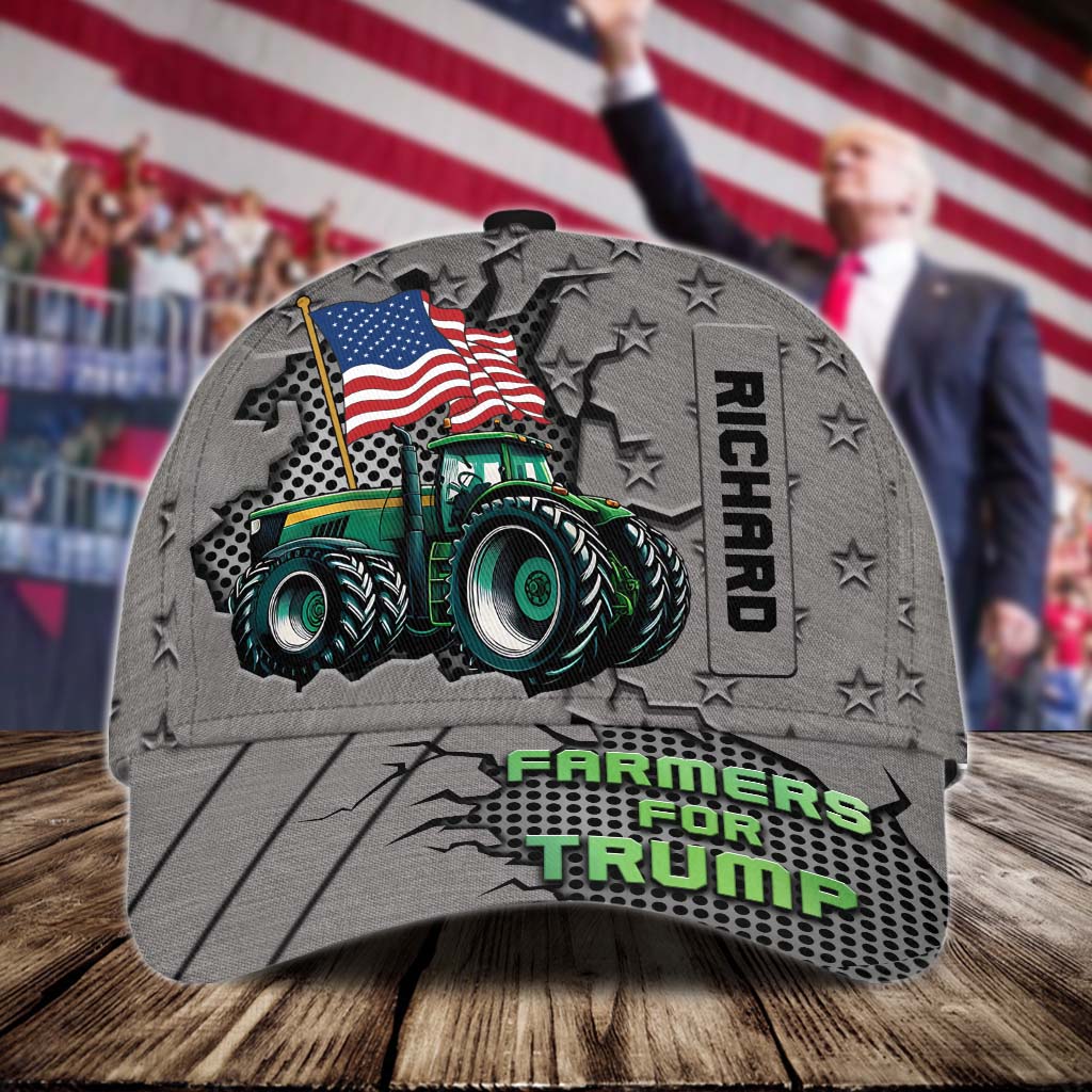 Farmers For Trump - Personalized Classic Cap