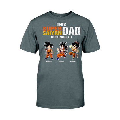 This Super Dad Belongs To - Personalized Seven Balls T-shirt And Hoodie