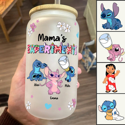 Mama's Experiments - Personalized Mother Can Glass
