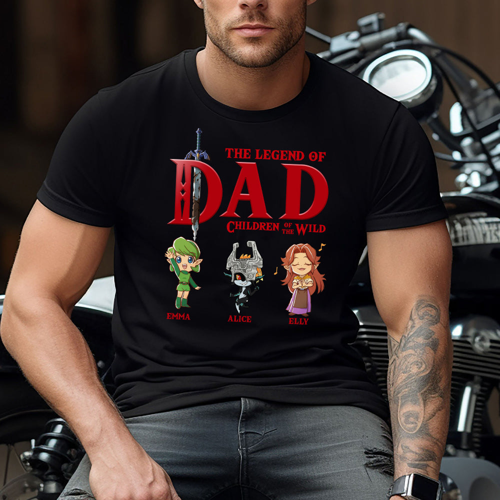 The Legend Of Mom Dad - Personalized The Adventurer T-shirt And Hoodie